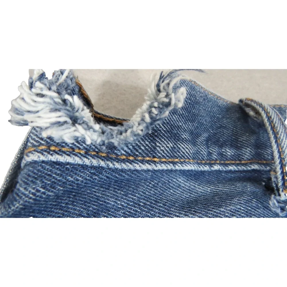 VTG Levi's 517 Bootcut High Rise Denim Jeans Mens W35 Blue 100% Cotton Authentic